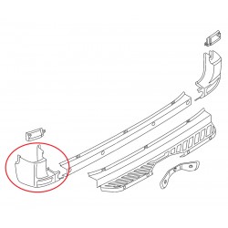 Crosse arrière gauche (Angle) de Pare Choc - Vw Crafter et Mercedes Sprinter