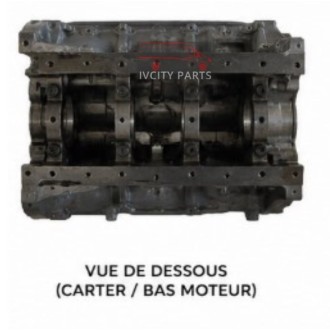 vue dessous (carter / bas moteur)