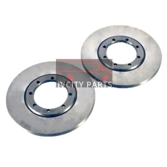 Jeu de 2 disques de frein avant pour Iveco Daily 4x4 de...