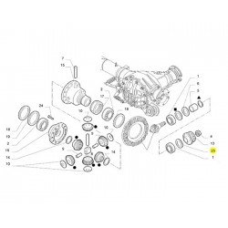 JOINT SPI DE NEZ DE PONT IVECO TURBODAILY 40101693