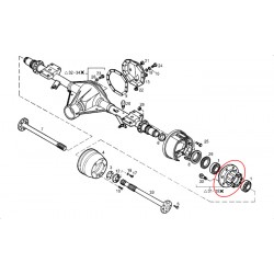 7169265 MOYEU DE ROUE ARRIERE