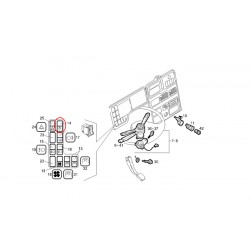 4855658 interrupteur tableau de bord iveco daily