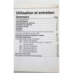 MANUEL D'UTILISATION ET ENTRETIEN TURBODAILY 4X4