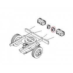 FEU DE PLAQUE D'IMMATRICULATION GAUCHE IVECO