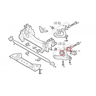 SILENTBLOC DE TRIANGLE DE SUSPENSION 35S - 35C