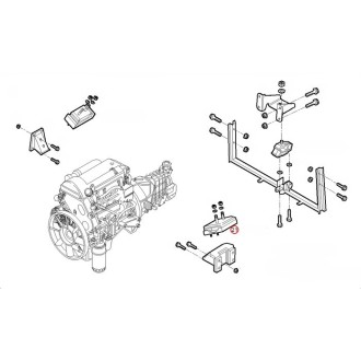 504046294 SILENTBLOC SUPPORT MOTEUR GAUCHE IVECO DAILY