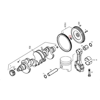 ROULEMENT PILOTE DE VOLANT MOTEUR IVECO