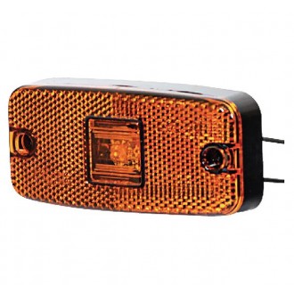Feu de gabarit led, rectangulaire, 12 à 24v