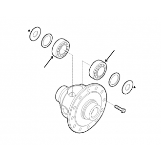 Roulement de différentiel Iveco Daily depuis 2006