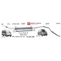 SILENCIEUX centrale echappement iveco daily IV500329483