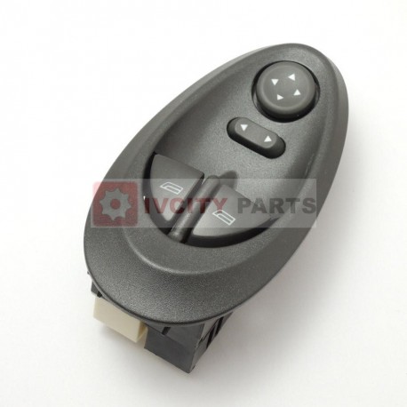 Dash Pulsante Commutateur Lève-vitre Aurolynne Pour Fiat Daily 1999-2006 - Remplacement OEM 500321137 - Facile à Installer Pulsante Catis