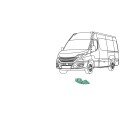 Protection pare-chocs gauche pour véhicule IVECO Daily 35C, 50C, 65C, 70C 3802209