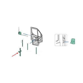 Lève-glace électrique pour véhicule IVECO Daily 35C, 35S, 50C, 70C