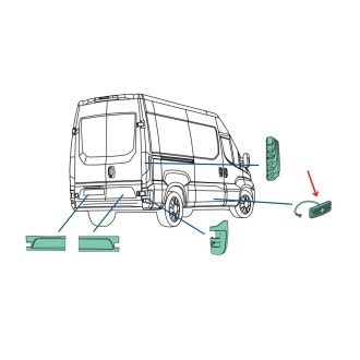 Feu de position pour véhicule IVECO Daily 35C, 35S, 50C, 65C