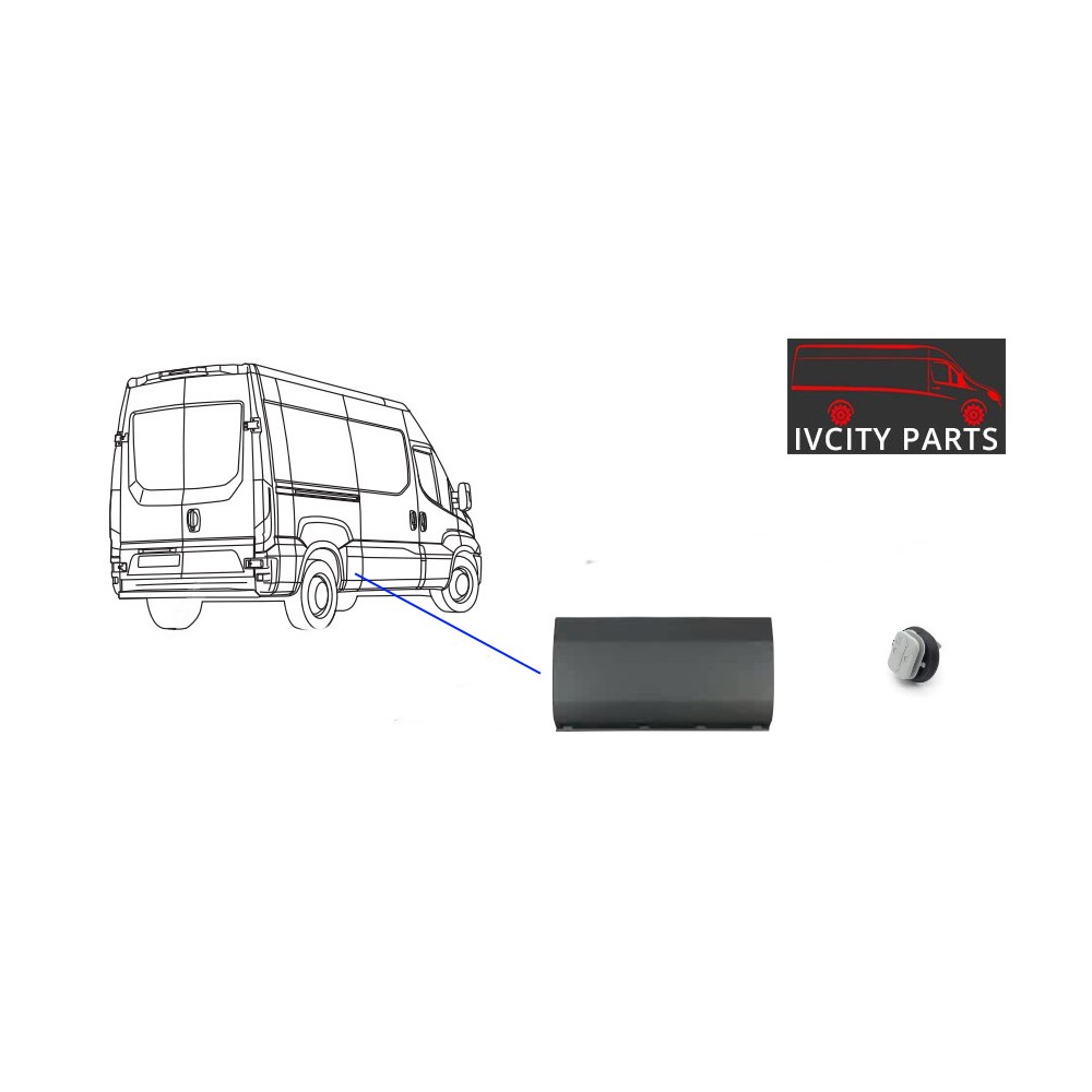 Protection latérale droite iveco daily depuis 2014