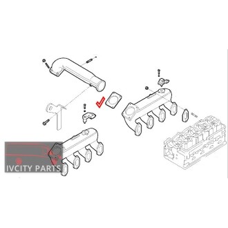 JOINT DE COLLECTEUR D'ADMISSION IVECO DAILY DE 2000 A 2006