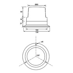 Gyrophare à LEDs  pour camion