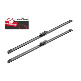 Jeu de 2 balais aerottwin bosch 625mm pour iveco daily depuis 2014