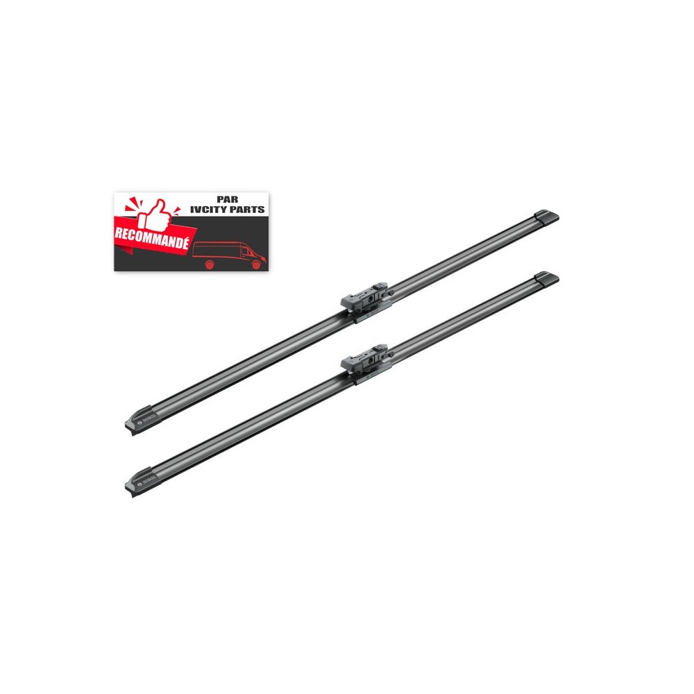 Jeu de 2 balais aerottwin bosch 625mm pour iveco daily depuis 2014