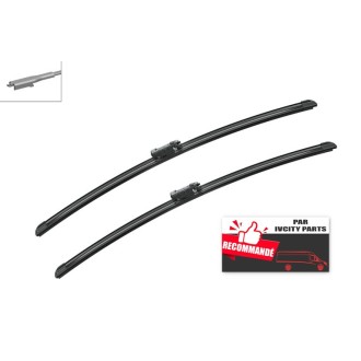 Jeu de 2 balais aerottwin bosch 625mm pour iveco daily depuis 2014
