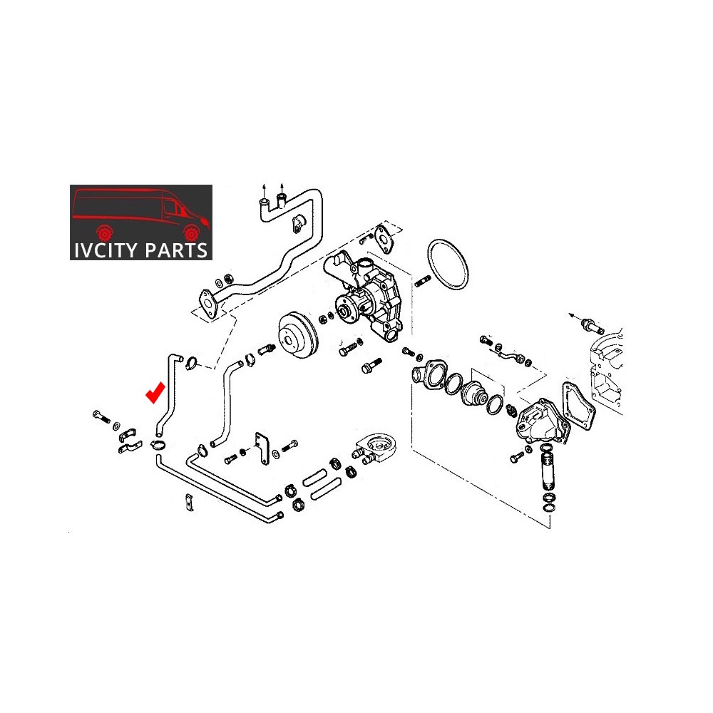 durite circuit refroidisseur huile 4852226 durite circuit refroidisseur huile 4852226
