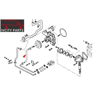durite circuit refroidisseur huile 4852225
