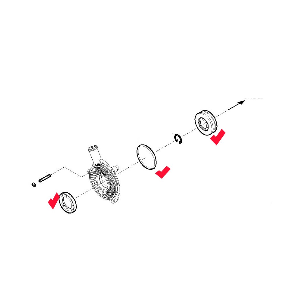 Kit filtre blow-by 5803401281