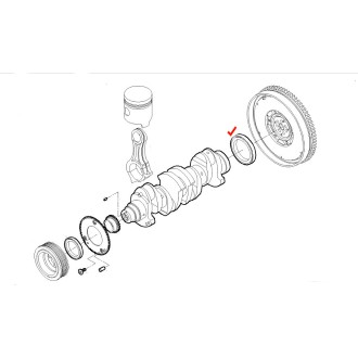 Joint spi de volant moteur 504078511